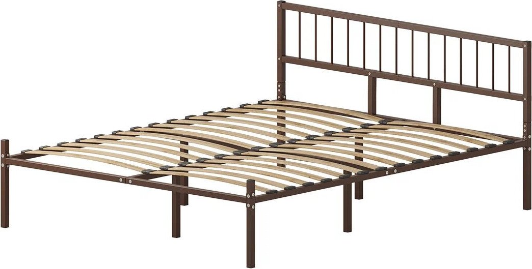 

Кровать Домаклево Металика В3 140х200 (коричневый)