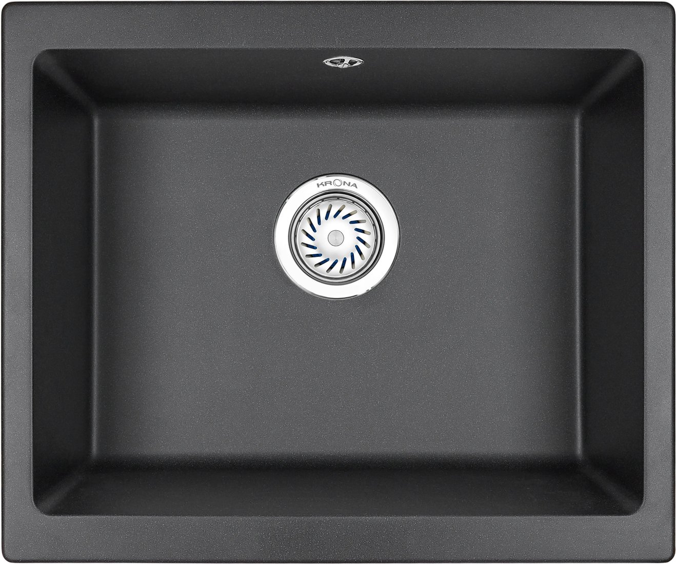 

Кухонная мойка Krona Quadrat W550-460 1 (черный)