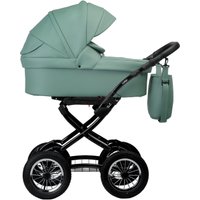 Универсальная коляска Indigo Barbara ECO Classic (2 в 1, be 01/шалфей кожа)