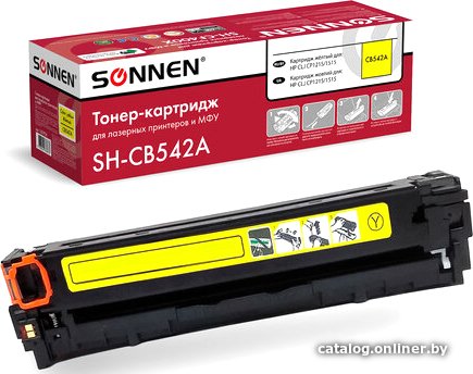 Картридж Sonnen SH-CB542A (аналог HP 125A CB542A)