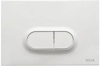 Панель смыва Vitra Loop O 740-0940 (нержавеющая сталь)