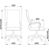 Офисное кресло AksHome Опера Нью (черный)