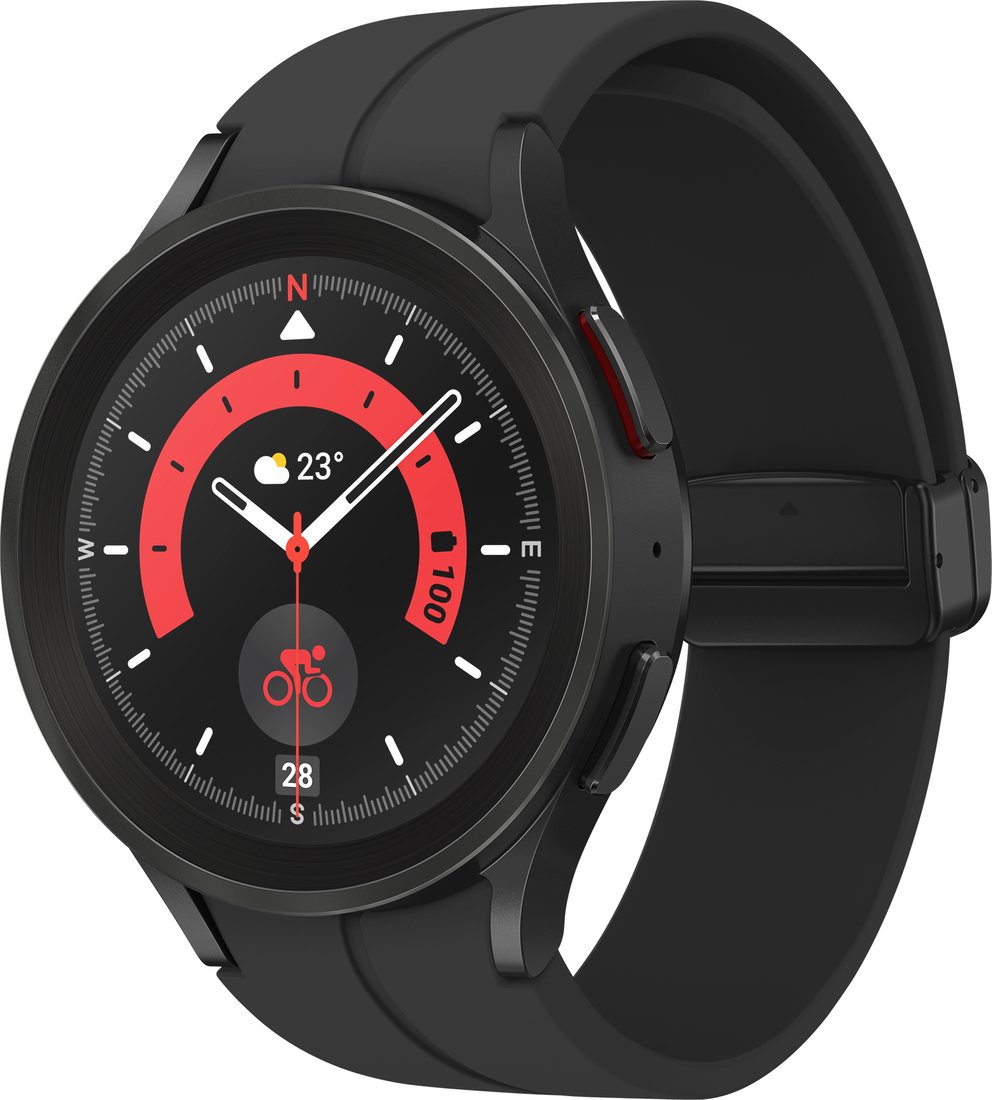 

Умные часы Samsung Galaxy Watch 5 Pro 45 мм (черный титан)