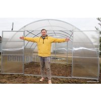 Теплица ComfortProm 40x20/1 4x4 м (двухстворчатая, 6 мм поликарбонат)
