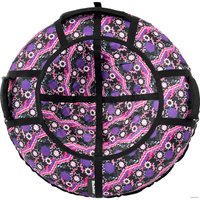 Тюбинг Hubster Люкс Pro S 110 см (карнавал блэк)