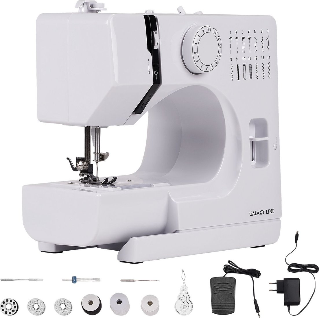 

Электромеханическая швейная машина Galaxy Line GL6502