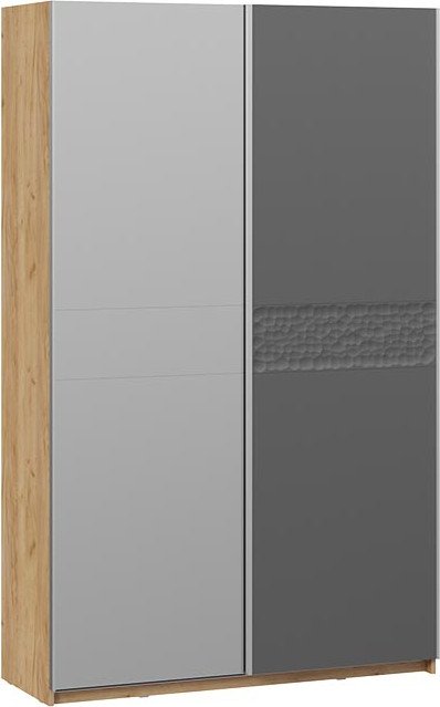 

Шкаф-купе Трия Оскар Скания Т2 1400 268648 (ручка серебро/дуб крафт золотой/серый графит/графит матовый)