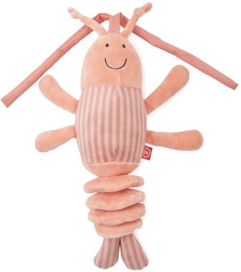 Развивающая игрушка Happy Baby Креветка с вибрацией 330711 (розовый)