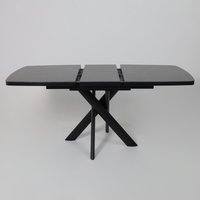 Кухонный стол Мамадома Leonel-130 раздвижной 130-165х85 (stone black st cer/черный)