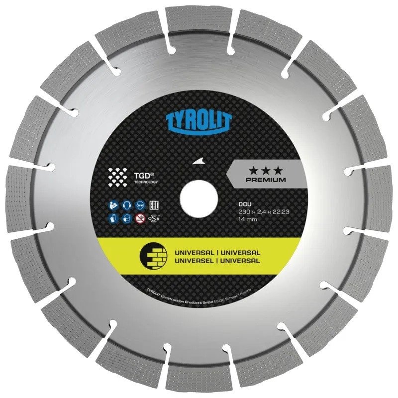 Отрезной диск Tyrolit Premium DCU 230x2.4x22.23 34468871
