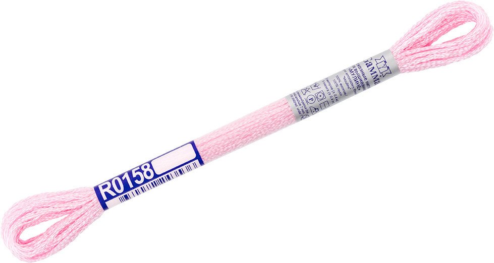 

Нитки для вышивания Gamma Мулине R0158 8 м (розовый)