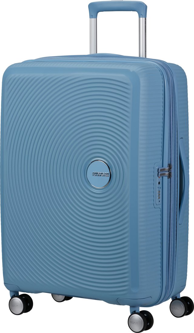 

Чемодан-спиннер American Tourister SoundBox Sea Shimmer 67 см