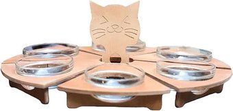 Миски на подставке Luximage Круглый стол