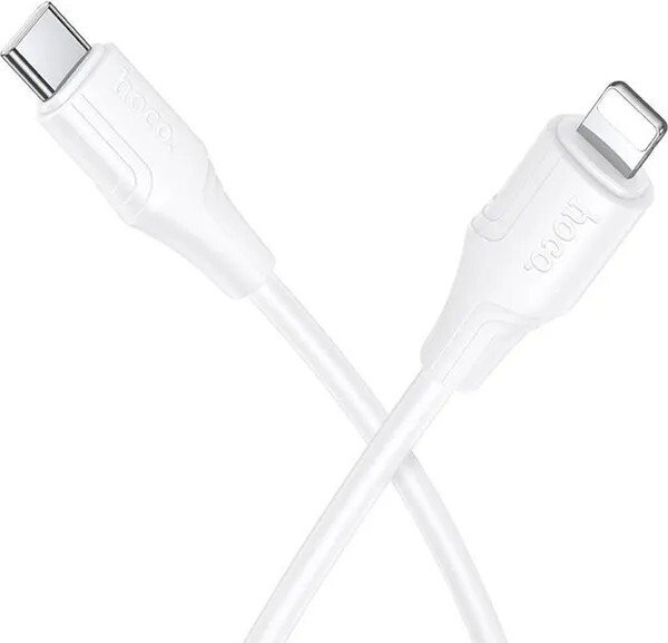

Кабель Hoco X124 USB Type-C - Lightning (1 м, белый)