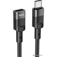 Кабель Hoco U107 USB Type-C - USB Type-C (1.2 м, черный)