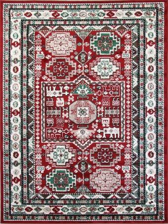 Ковер для жилой комнаты Merinos Darga F667-STAN-RED-CREAM (2x3)