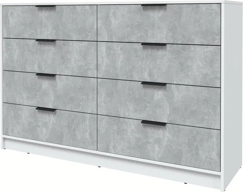 

Комод Интерлиния Концепт КТ-К157 (бетон/белый платинум)