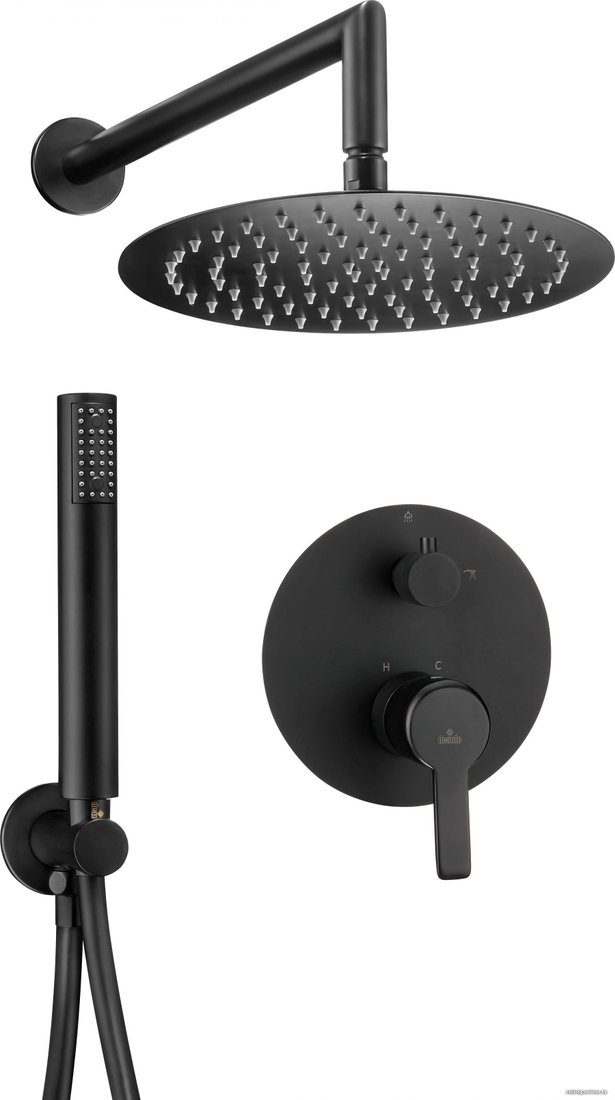 Душевая система  Deante Cascada Arnika Nero NAC N9QP