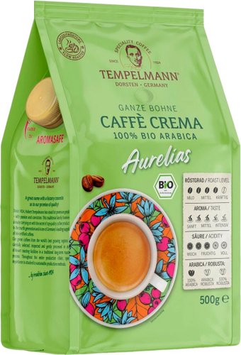 Кофе Tempelmann Aurelias Caffe Crema зерновой 500 г