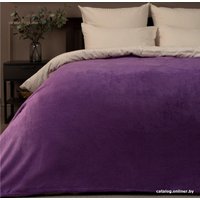 Плед Tex Republic Absolute Однотонный Фланель 1.5 24855 (фиолетовый)