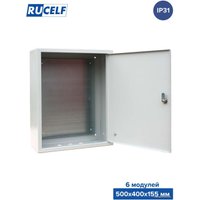 Щит с монтажной панелью Rucelf ЩМП 06 500x400x155 IP54