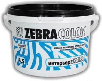 

Краска Zebracolor Интерьер Экстра 15кг (белый)