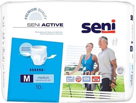 

Трусы-подгузники для взрослых Seni Active Medium 2 (10 шт)