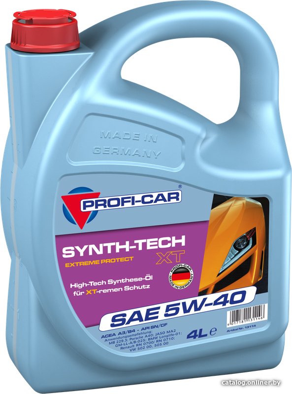 Моторное масло Profi-Car 5W-40 Synth-Tech XT 4л