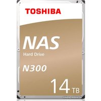 Жесткий диск Toshiba N300 14TB HDWG21EEZSTA