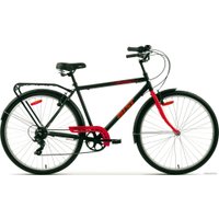 Велосипед AIST Broadway 2023 (черный/красный)