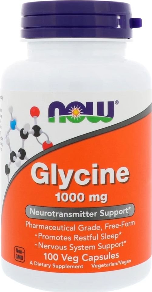 

Глицин Now Foods Glycine Veg 1000 мг (100 капсул)
