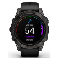 Умные часы Garmin Epix Pro Gen 2 Sapphire 47 мм (карбоново-серый титан/черный)