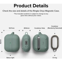Чехол Ringke Onyx Magnetic Magsafe для Samsung Galaxy Buds 3 / 3 Pro Sage Green