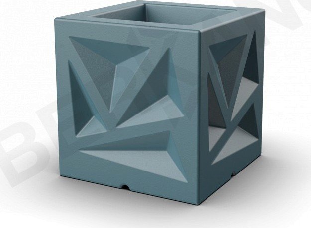 

Кашпо Berkano Icelandic Cube DB (бирюзовый)