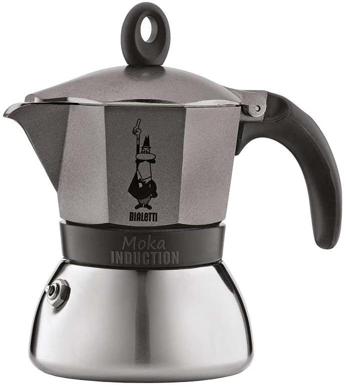 

Гейзерная кофеварка Bialetti Moka Induction Express Antracite (3 порции)