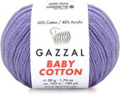 Baby cotton 3426 50 г 165 м (сиреневый)