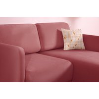 Угловой диван Divan Нордика мини Velvet Coral 264427 (розовый)