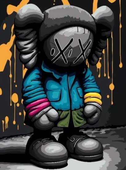 

Картина по номерам PaintLine Kaws Despair PL-00320