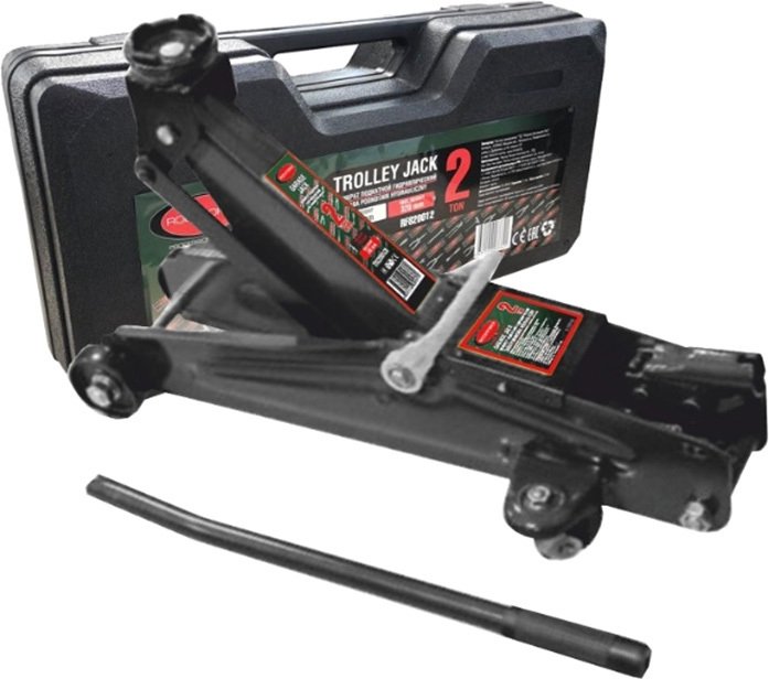 

Подкатной домкрат RockForce RF-TH22001C 2т в кейсе