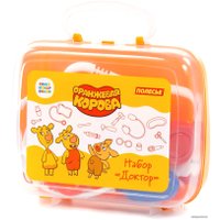 Игровой набор доктора терапевта Полесье Оранжевая корова Доктор 83364