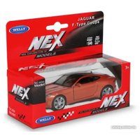 Легковой автомобиль Welly Jaguar F-Type Coupe 43699W (белый)