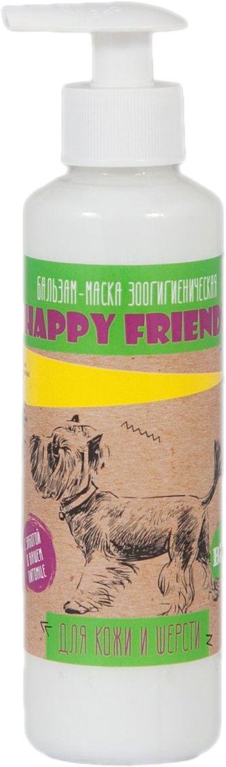 

Бальзам Happy Friends для кожи и шерсти собак 240 мл