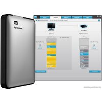 Внешний накопитель WD My Passport 1TB Silver (WDBEMM0010BSL)