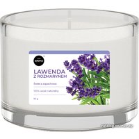 Свеча Aroma Home Scented Candle Lavender And Rosemary Ароматическая 115 г