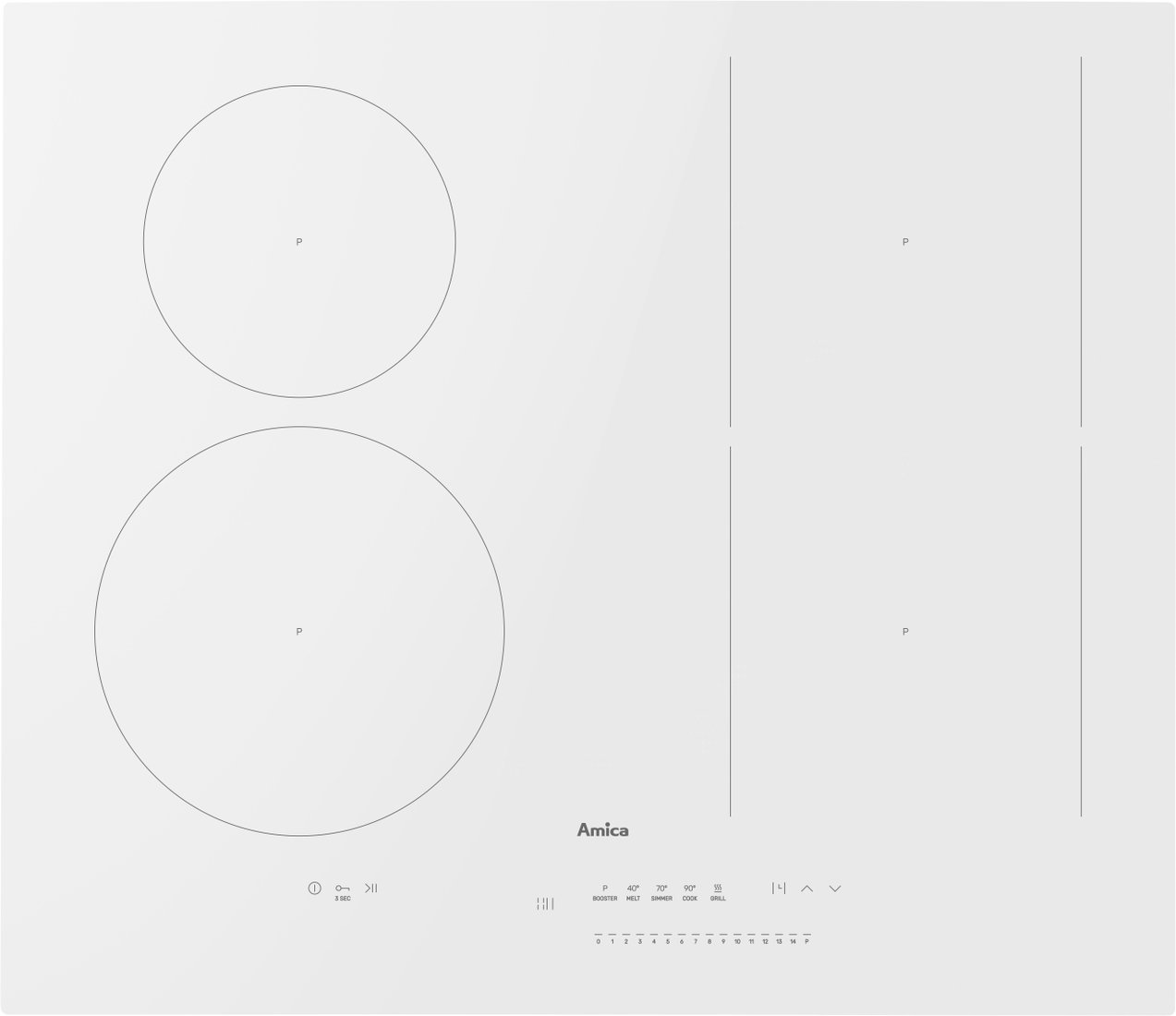 

Варочная панель Amica PIDH6141PHTSUN 3.0