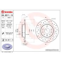  Brembo 0895111X