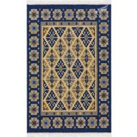 Ковер для жилой комнаты Shahintex Etno Icarpet 120x180 002 455498 (сапфир)