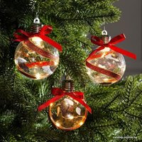 Елочная игрушка Luazon Шары с еловыми шишками 4834898