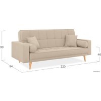 Диван Moon Family Фёрд 550 Д001825 (кремовый)