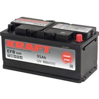 Автомобильный аккумулятор KRAFT EFB R+ (95 А·ч)